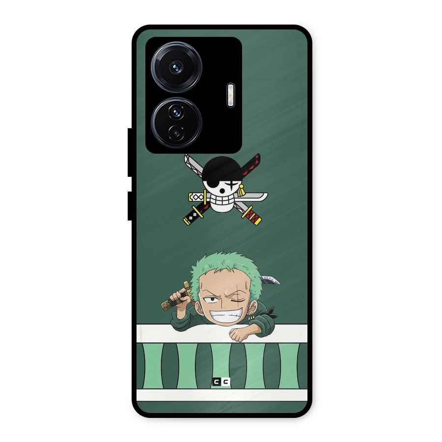 Pirate Hunter Zoro Metal Back Case for Vivo T1 Pro
