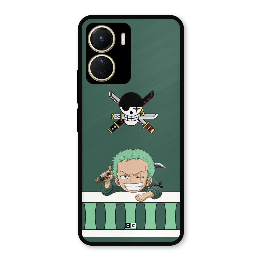 Pirate Hunter Zoro Metal Back Case for Vivo T2x