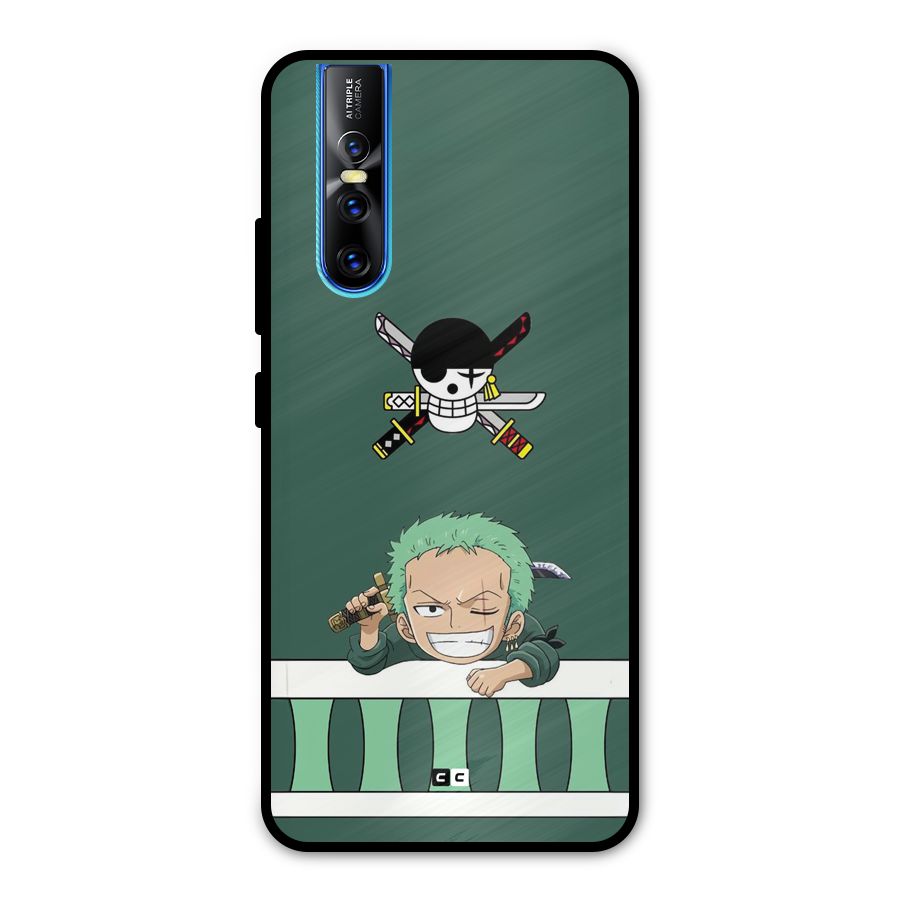 Pirate Hunter Zoro Metal Back Case for Vivo V15 Pro