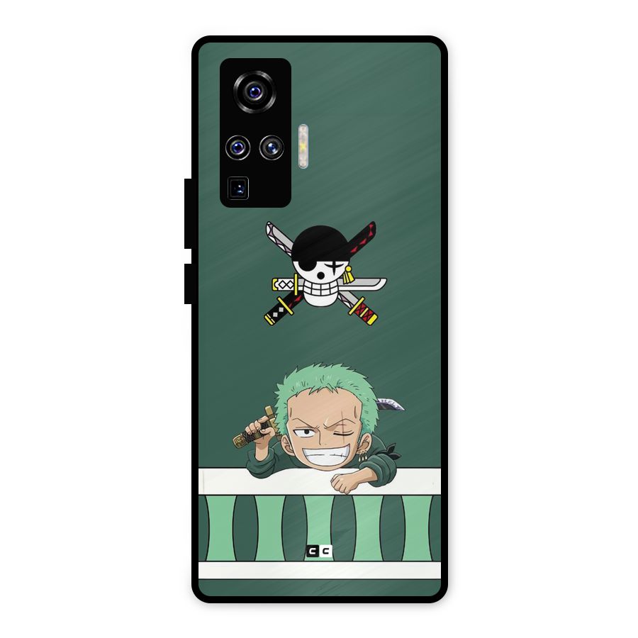 Pirate Hunter Zoro Metal Back Case for Vivo X50 Pro