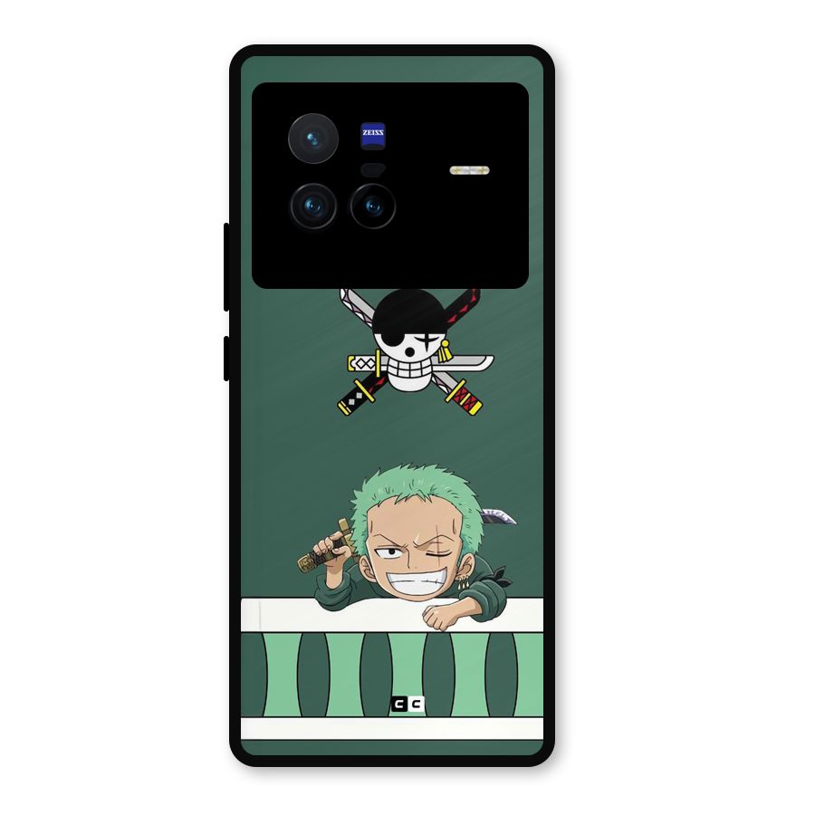 Pirate Hunter Zoro Metal Back Case for Vivo X80