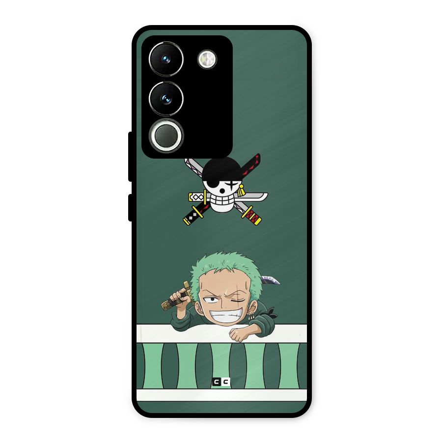 Pirate Hunter Zoro Metal Back Case for Vivo Y200