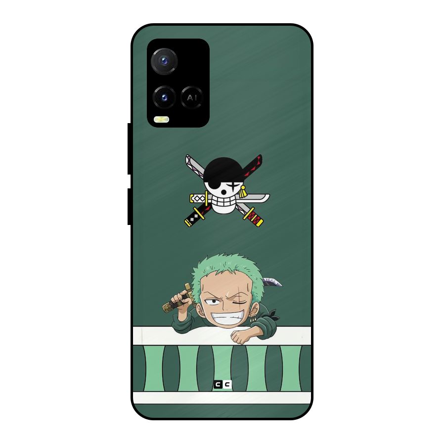 Pirate Hunter Zoro Metal Back Case for Vivo Y21
