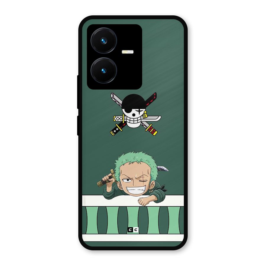 Pirate Hunter Zoro Metal Back Case for Vivo Y22