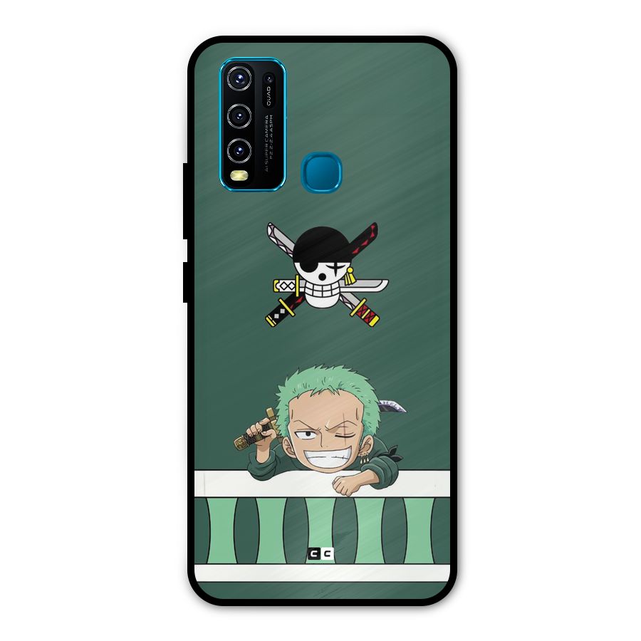 Pirate Hunter Zoro Metal Back Case for Vivo Y30