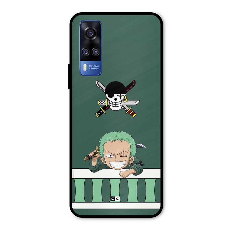Pirate Hunter Zoro Metal Back Case for Vivo Y31