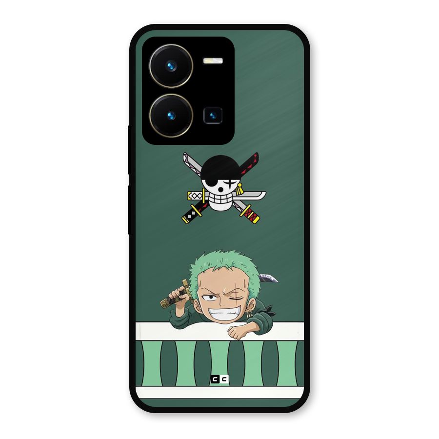 Pirate Hunter Zoro Metal Back Case for Vivo Y35