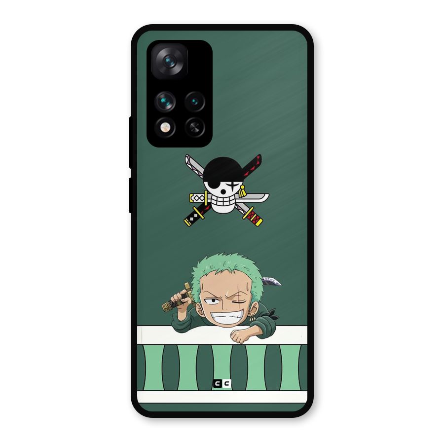 Pirate Hunter Zoro Metal Back Case for Xiaomi 11i 5G