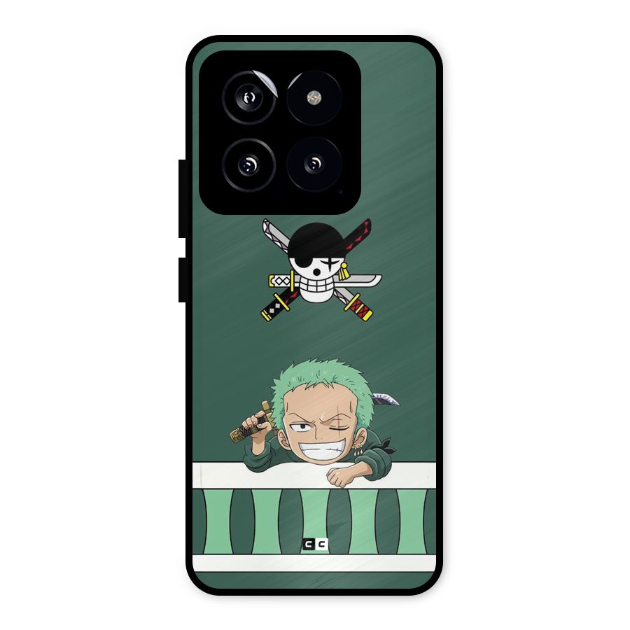 Pirate Hunter Zoro Metal Back Case for Xiaomi 14