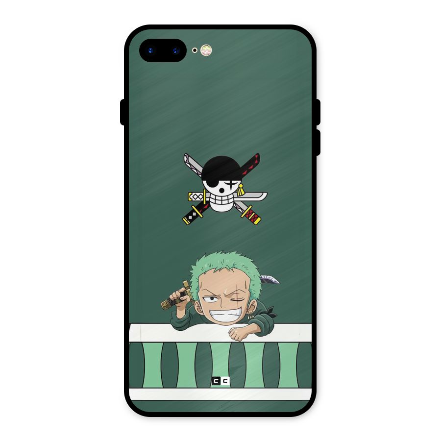 Pirate Hunter Zoro Metal Back Case for iPhone 8 Plus