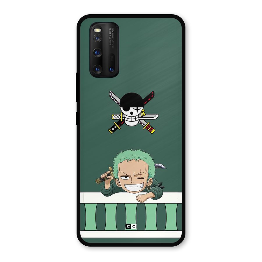 Pirate Hunter Zoro Metal Back Case for iQOO 3