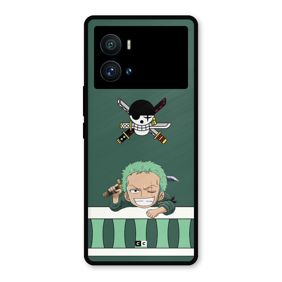 Pirate Hunter Zoro Metal Back Case for iQOO 9 Pro
