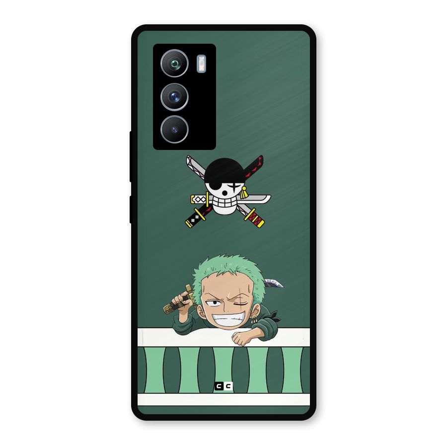 Pirate Hunter Zoro Metal Back Case for iQOO 9 SE