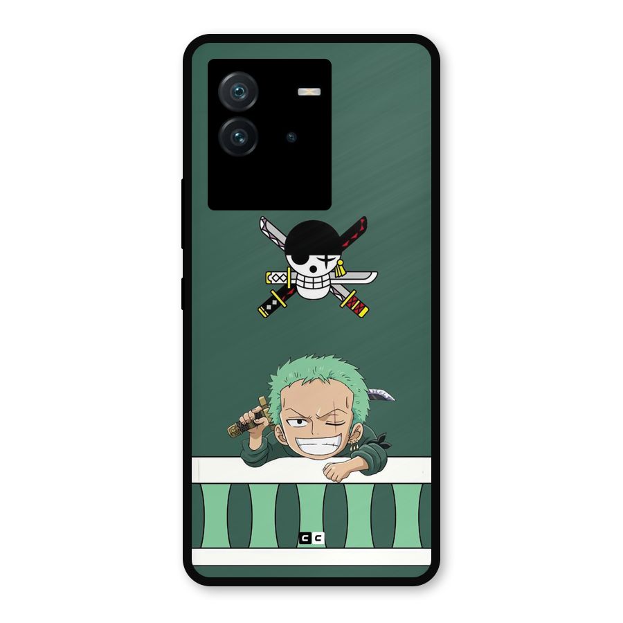 Pirate Hunter Zoro Metal Back Case for iQOO Neo 6 5G