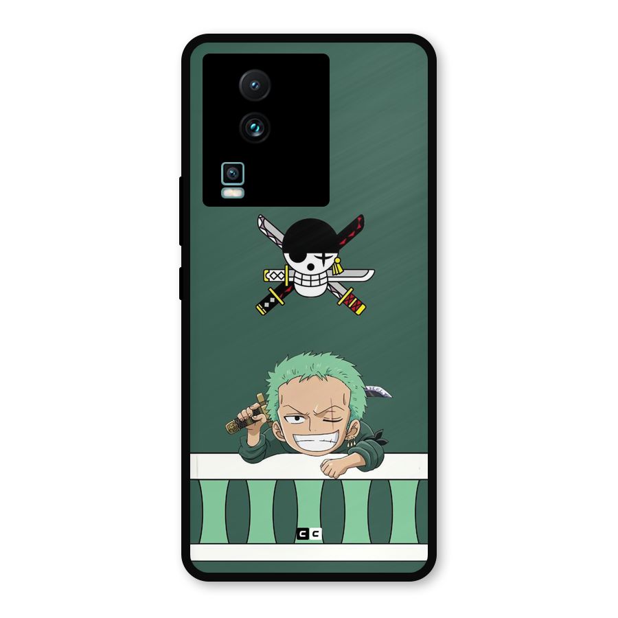 Pirate Hunter Zoro Metal Back Case for iQOO Neo 7