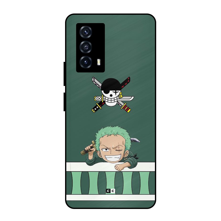 Pirate Hunter Zoro Metal Back Case for iQOO Z5