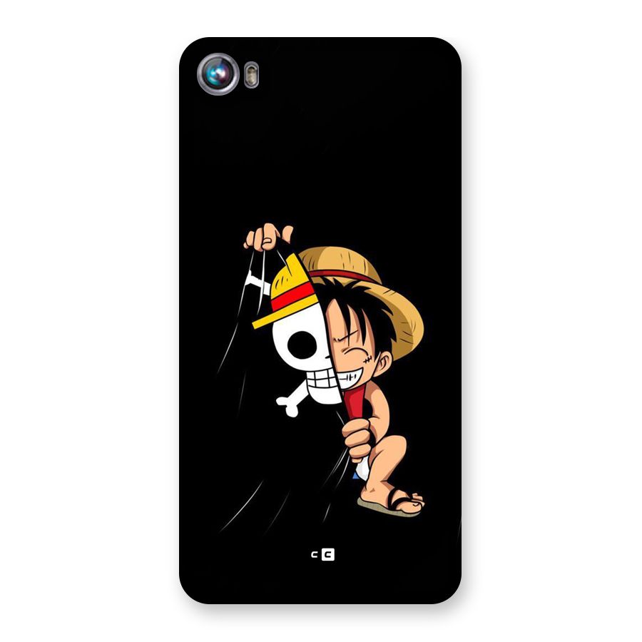 Pirate Luffy Back Case for Canvas Fire 4 (A107)