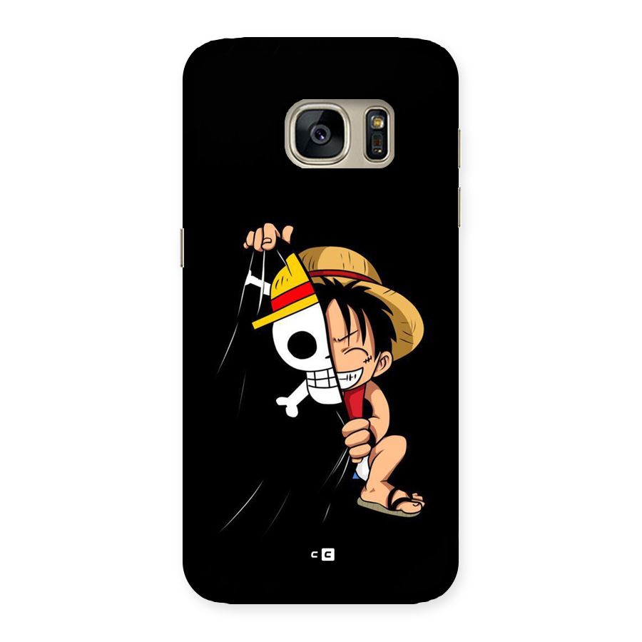 Pirate Luffy Back Case for Galaxy S7