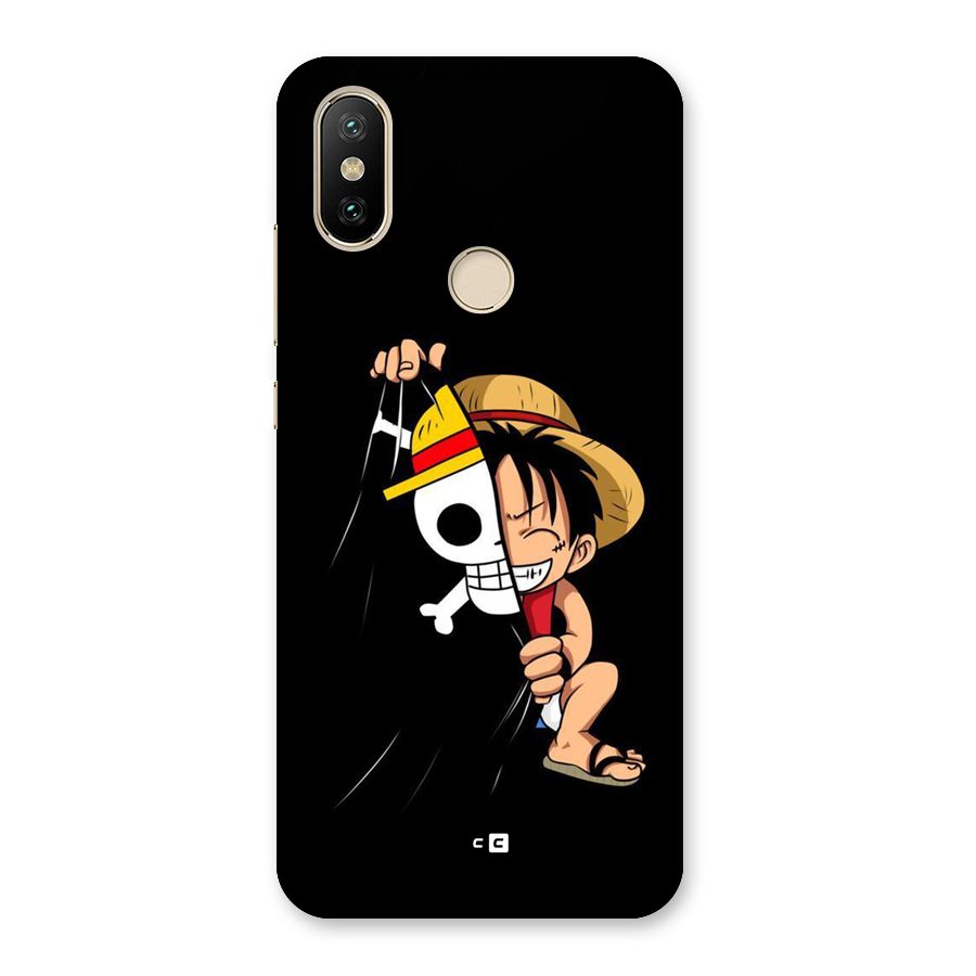 Pirate Luffy Back Case for Mi A2