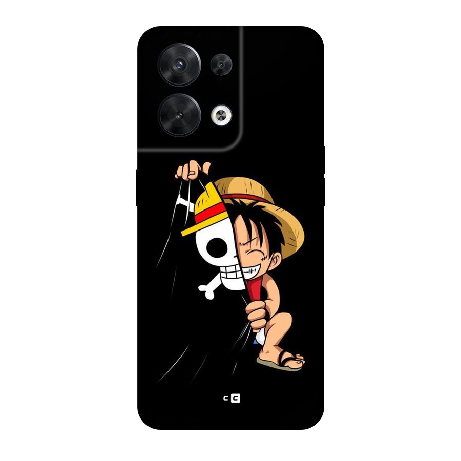 Pirate Luffy Back Case for Oppo Reno8 5G