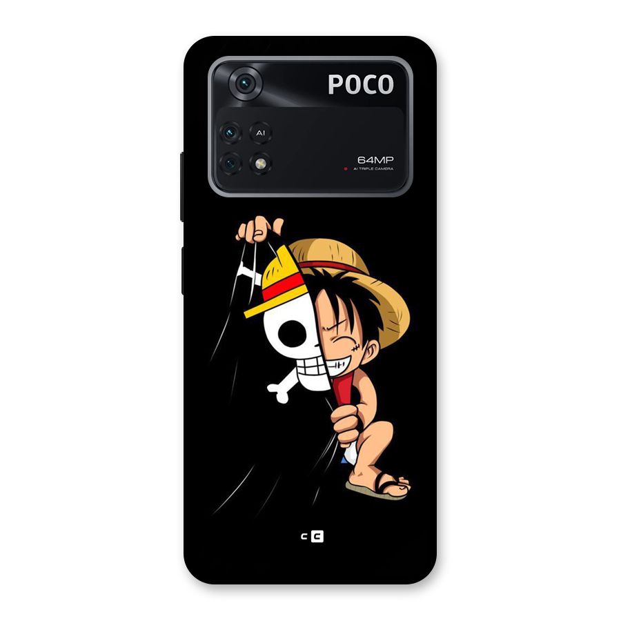 Pirate Luffy Back Case for Poco M4 Pro 4G