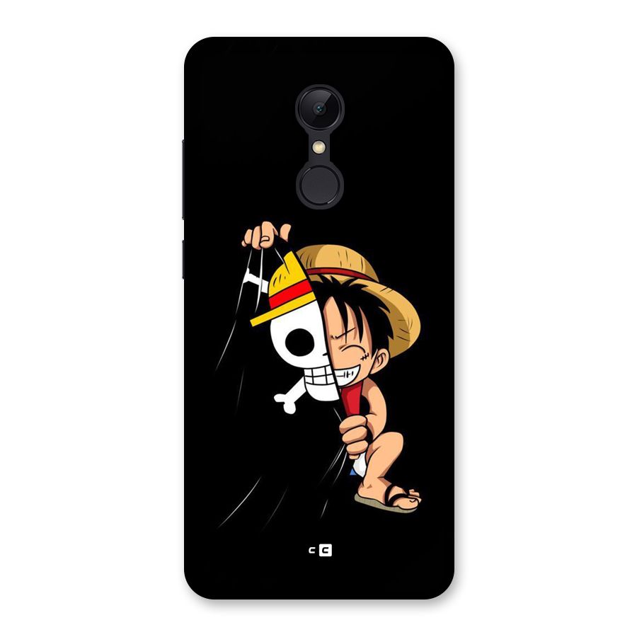 Pirate Luffy Back Case for Redmi 5
