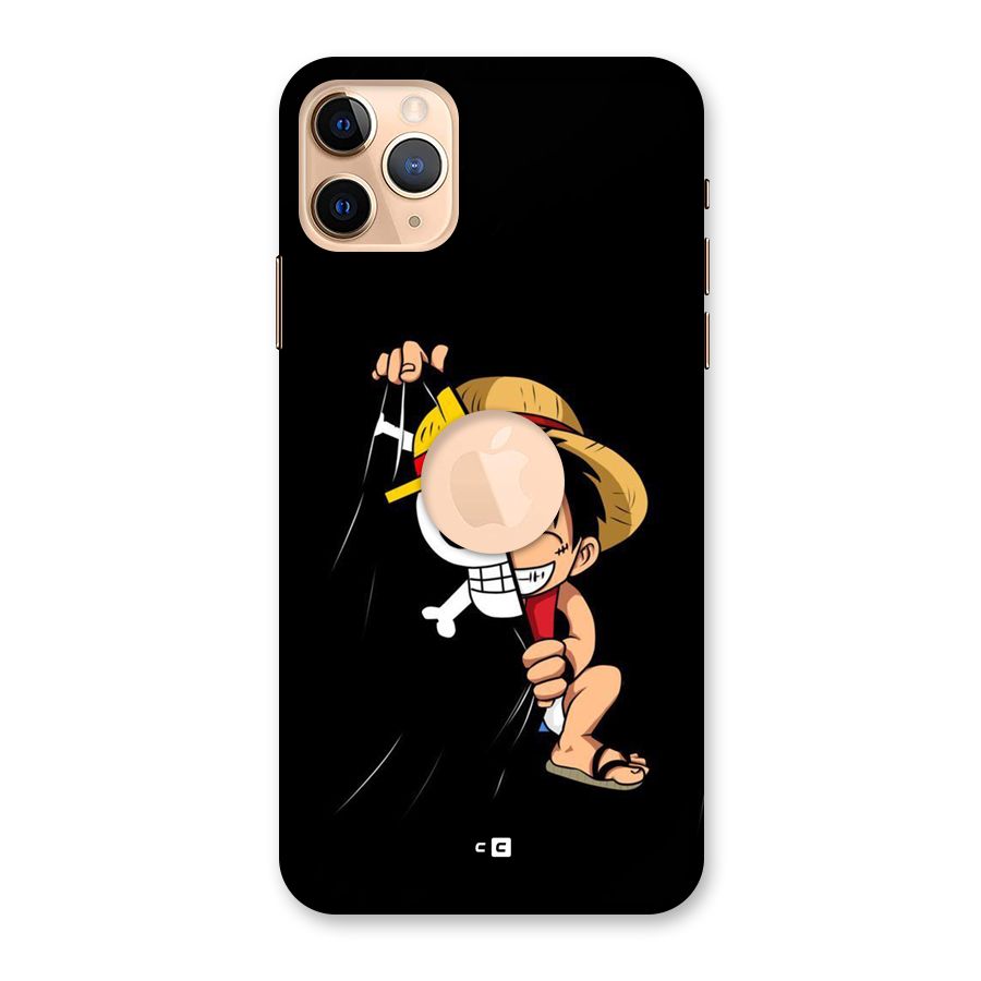 Pirate Luffy Back Case for iPhone 11 Pro Max Logo Cut