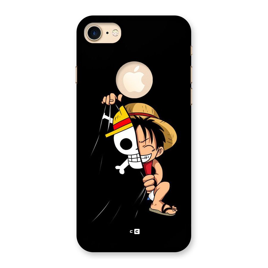 Pirate Luffy Back Case for iPhone 7 Logo Cut