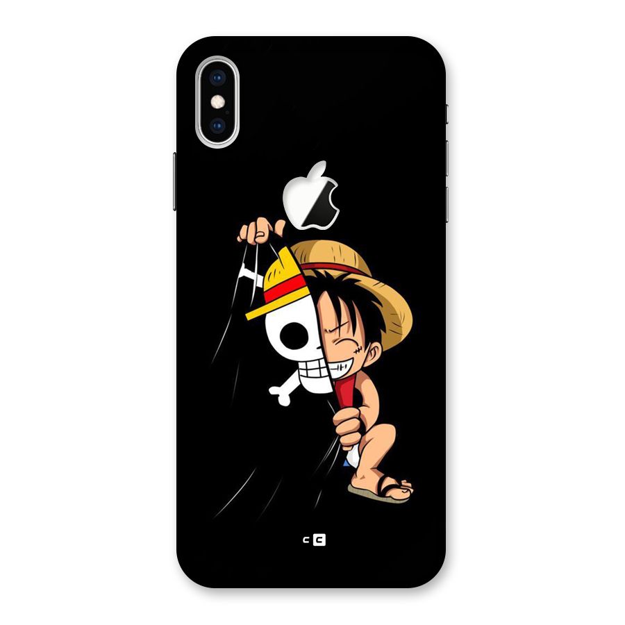 Pirate Luffy Back Case for iPhone XS Max Apple Cut