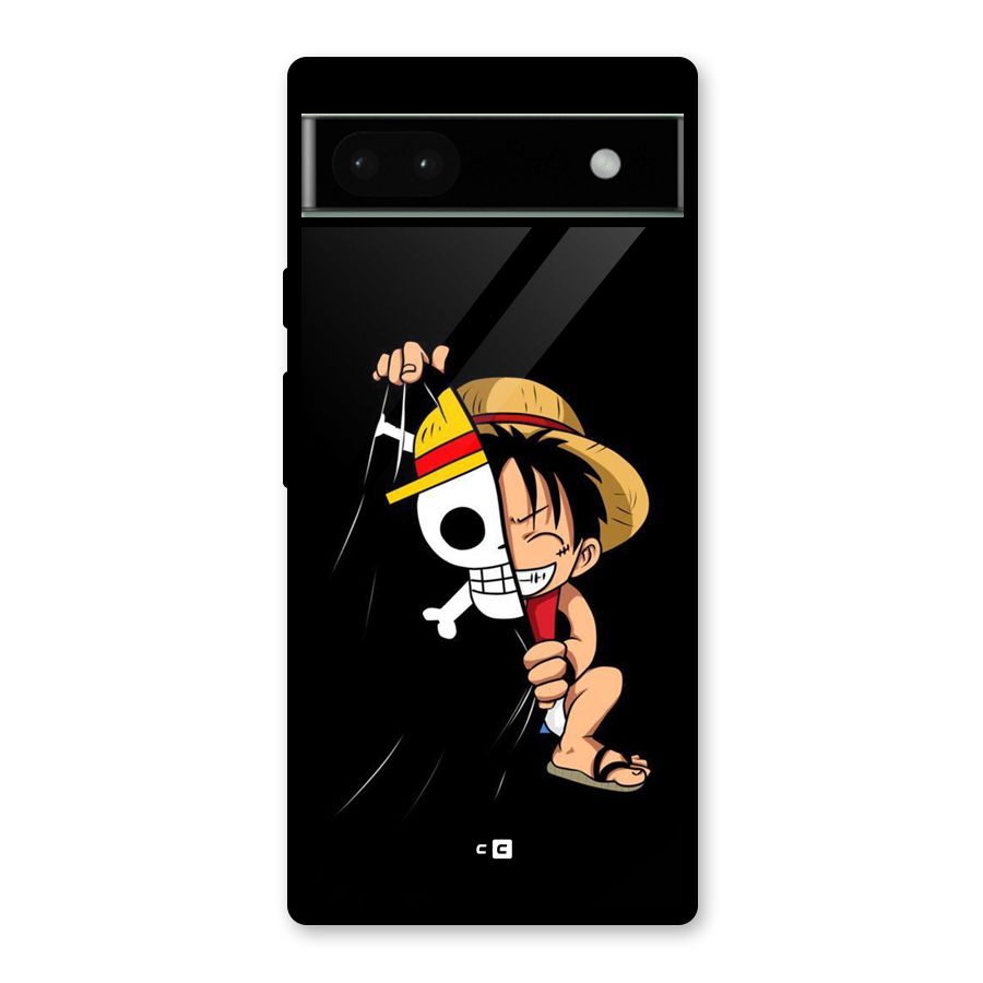 Pirate Luffy Glass Back Case for Google Pixel 6a