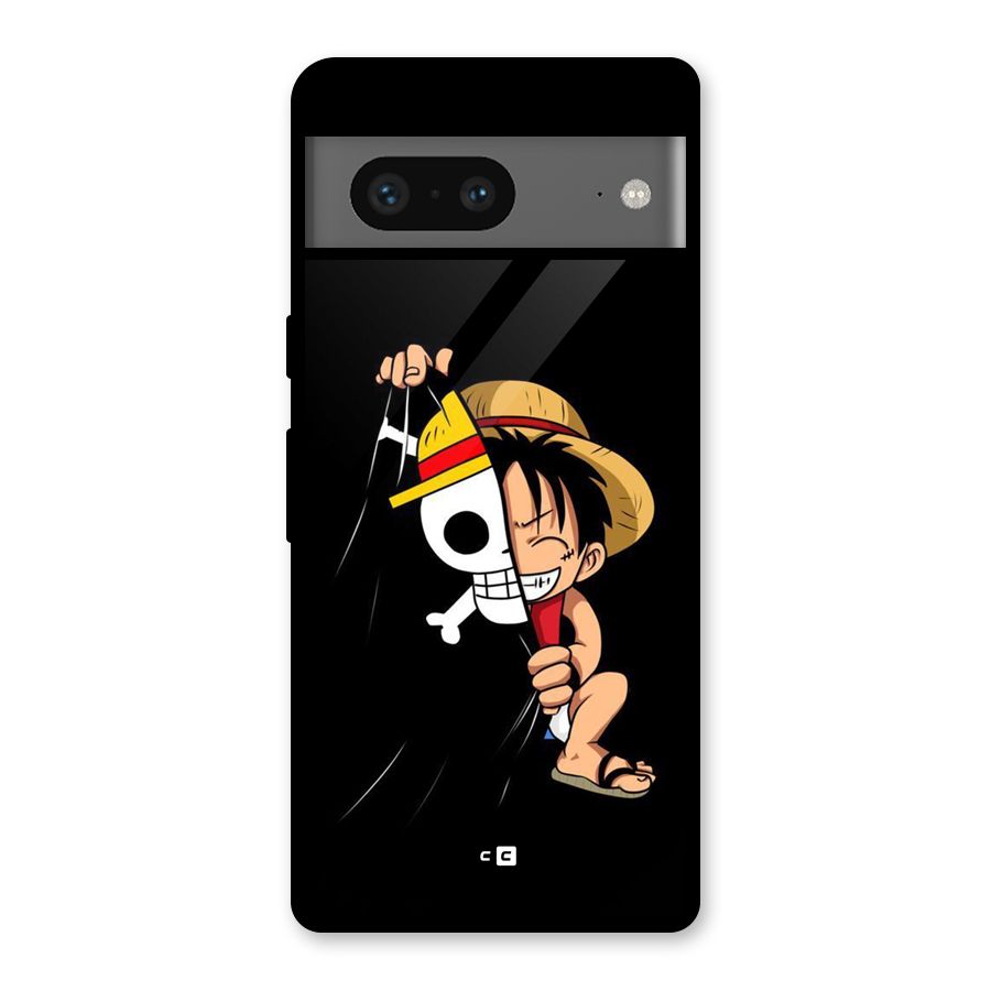 Pirate Luffy Glass Back Case for Google Pixel 7