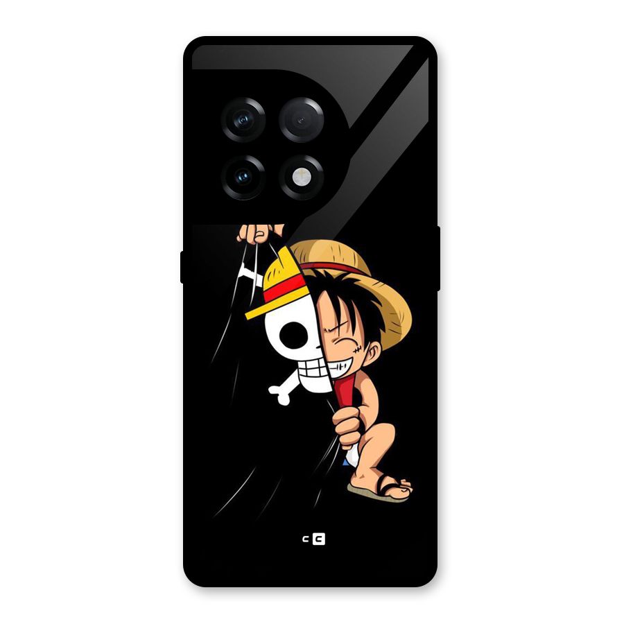 Pirate Luffy Glass Back Case for OnePlus 11R
