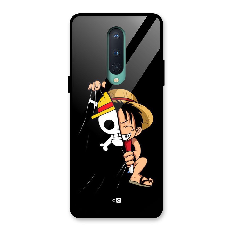 Pirate Luffy Glass Back Case for OnePlus 8