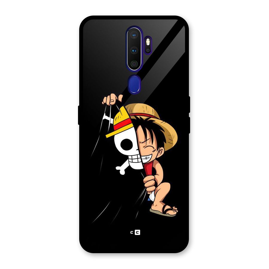 Pirate Luffy Glass Back Case for Oppo A9 (2020)