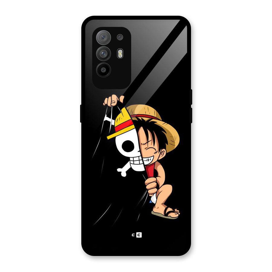 Pirate Luffy Glass Back Case for Oppo F19 Pro Plus 5G