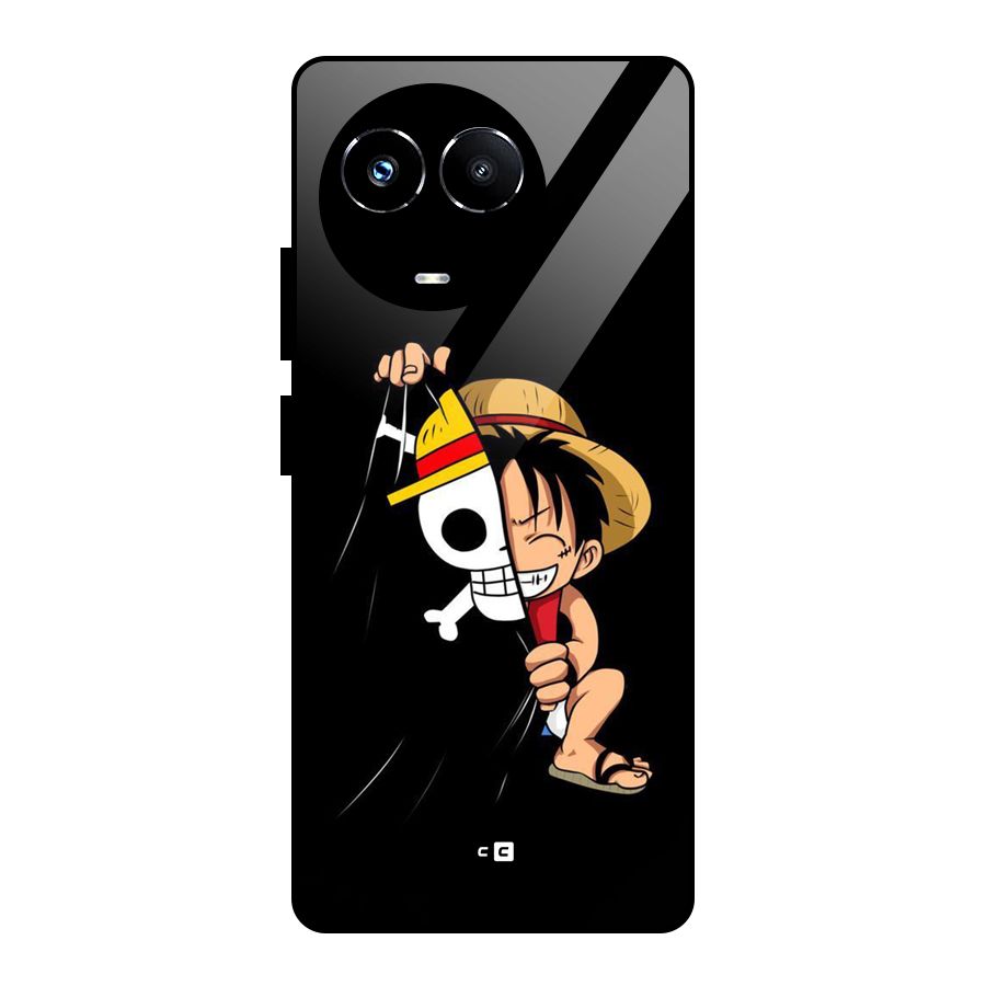 Pirate Luffy Glass Back Case for Realme 11X