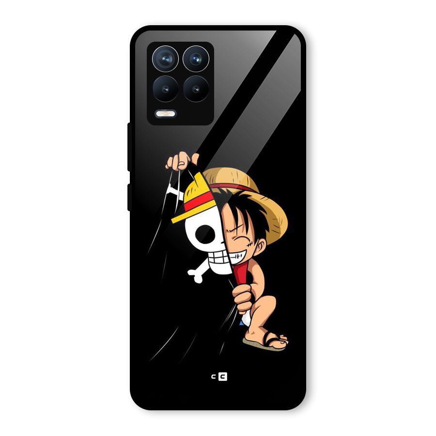 Pirate Luffy Glass Back Case for Realme 8