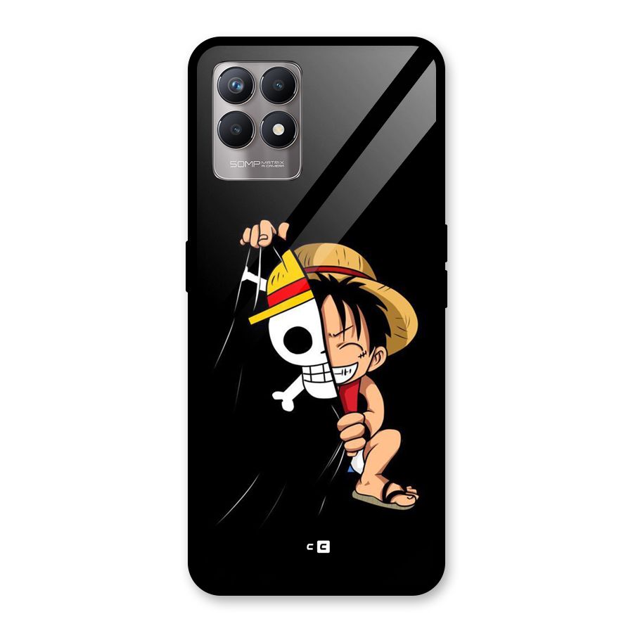 Pirate Luffy Glass Back Case for Realme 8i