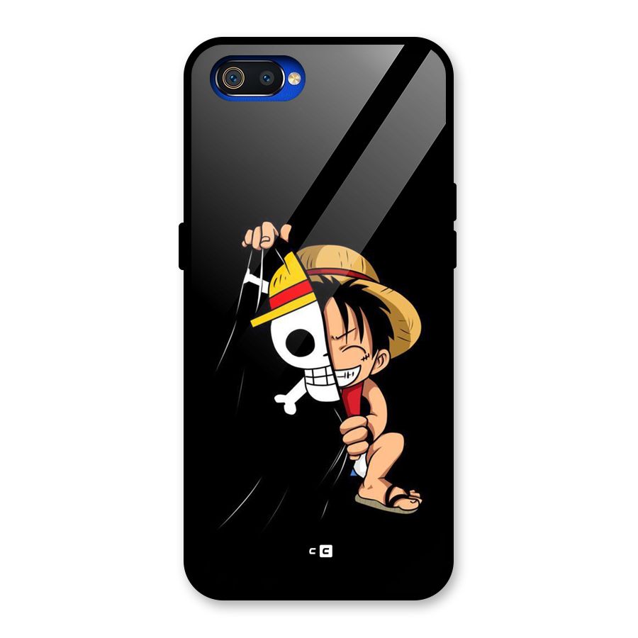 Pirate Luffy Glass Back Case for Realme C2