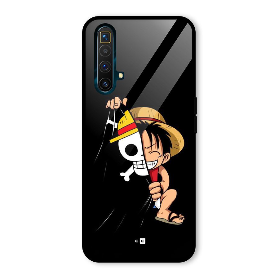 Pirate Luffy Glass Back Case for Realme X3