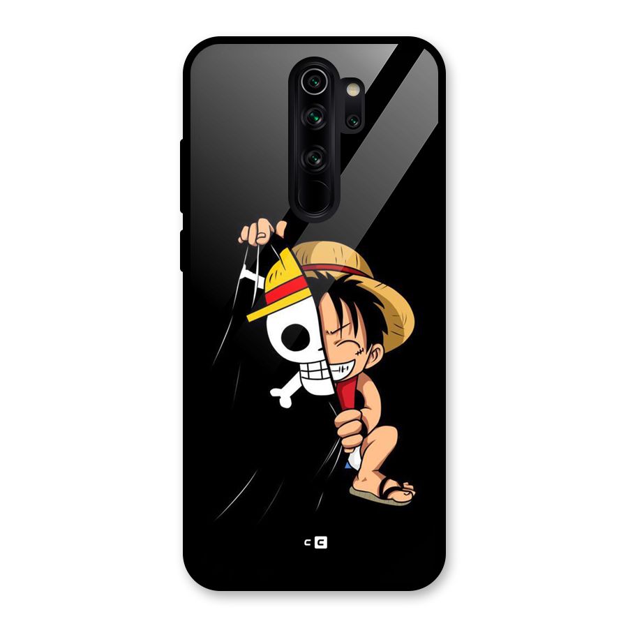 Pirate Luffy Glass Back Case for Redmi Note 8 Pro