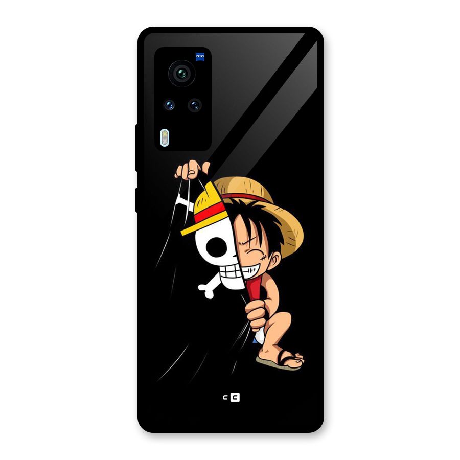 Pirate Luffy Glass Back Case for Vivo X60 Pro