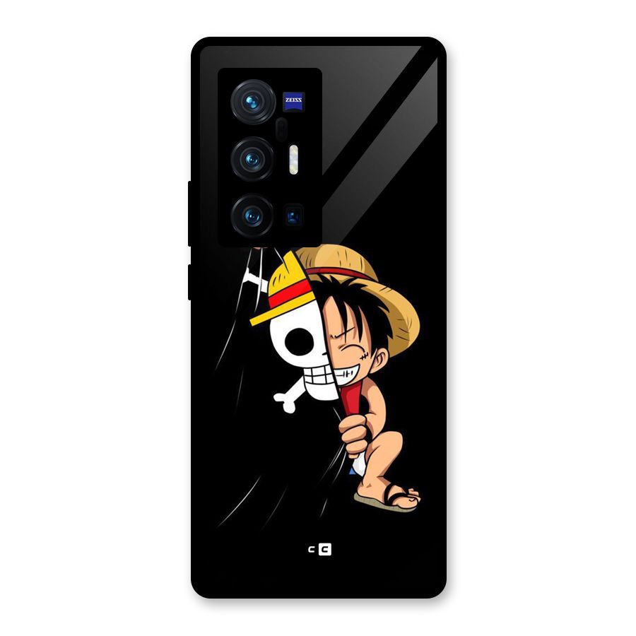 Pirate Luffy Glass Back Case for Vivo X70 Pro Plus