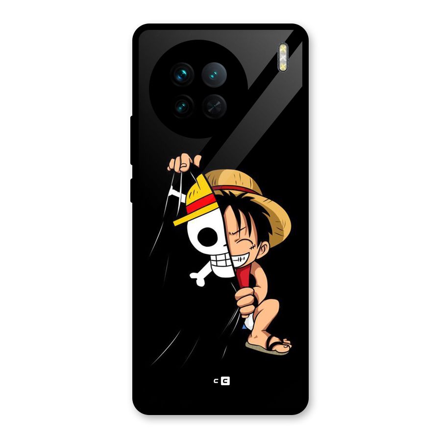 Pirate Luffy Glass Back Case for Vivo X90