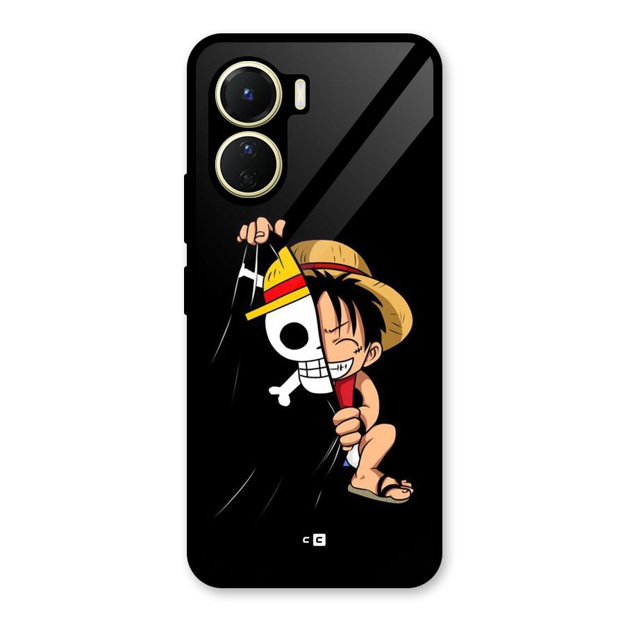 Pirate Luffy Glass Back Case for Vivo Y16