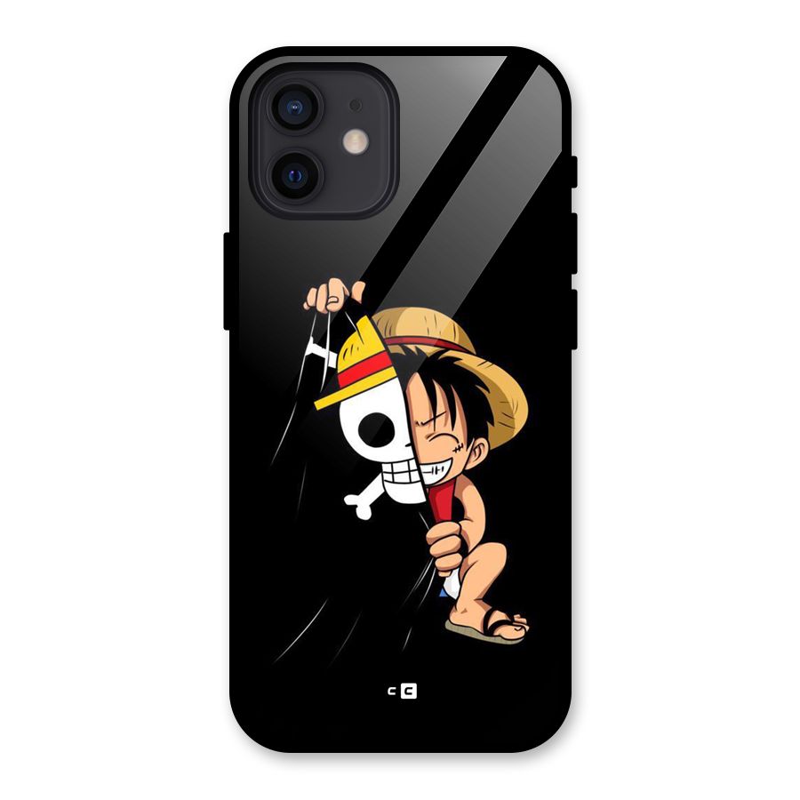 Pirate Luffy Glass Back Case for iPhone 12