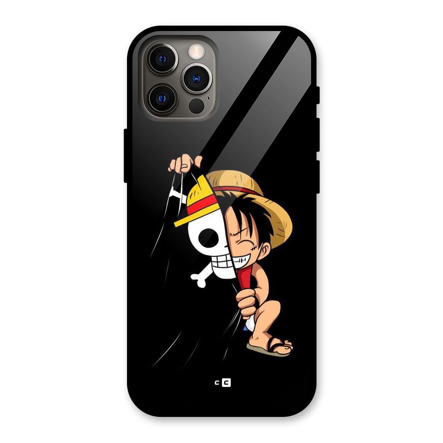 Pirate Luffy Glass Back Case for iPhone 12 Pro