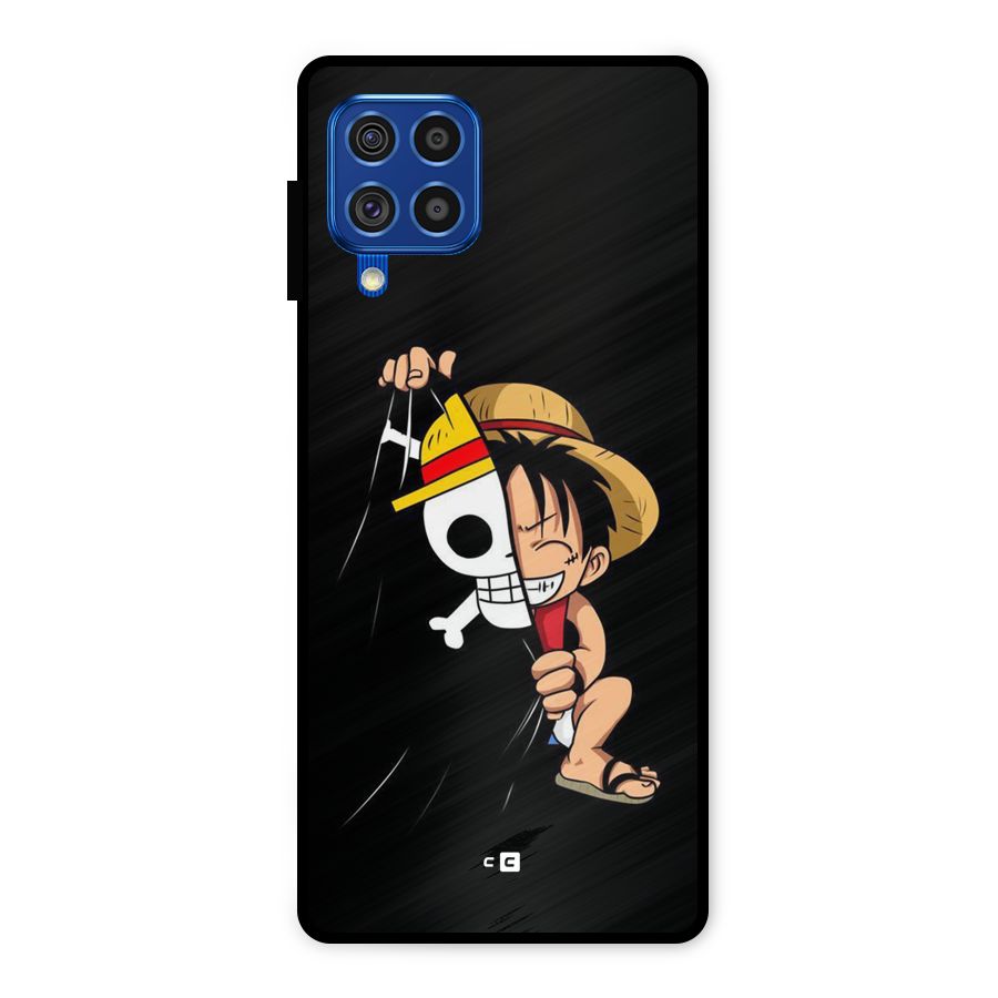 Pirate Luffy Metal Back Case for Galaxy F62