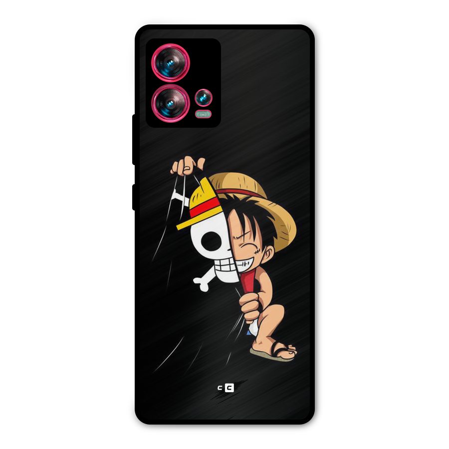 Pirate Luffy Metal Back Case for Motorola Edge 30 Fusion