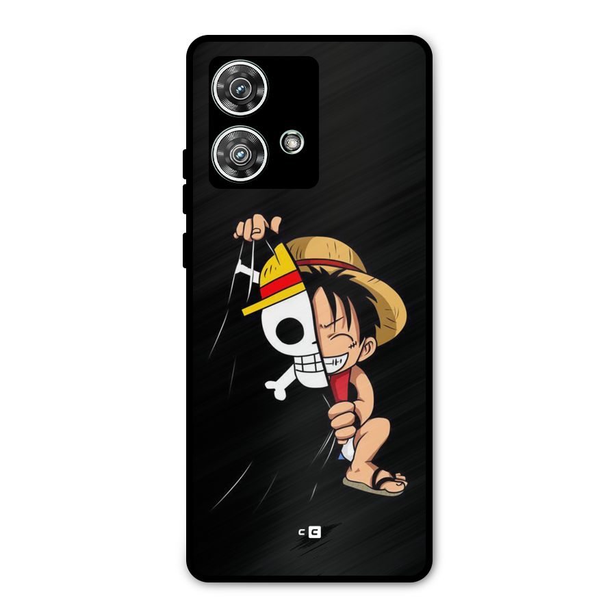 Pirate Luffy Metal Back Case for Motorola Edge 40 Neo